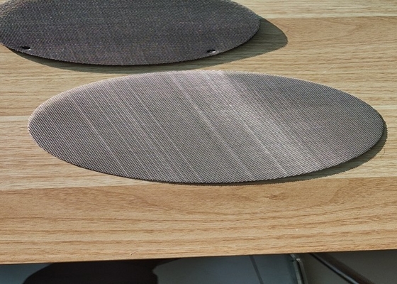 1 Micron درجه Aisi 304 فیلتر مش سیم دیسک فیلتر لبه