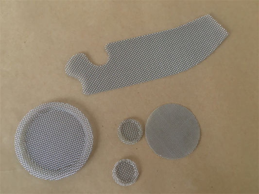 سیلندر جوش داده شده چند لایه استیل مشبک دیسک فیلتر 300 میکرون 3.5 میلی متر