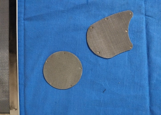ضد زنگ Aisi 304 60 Micron مش سیم فیلتر دیسک نقطه جوش
